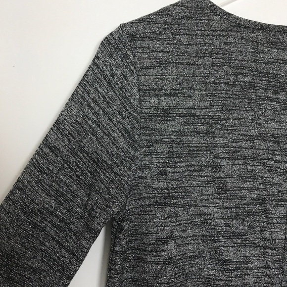 Gap Softspun Long Sleeve Metallic Swing Dress NWT - Picture 8 of 8